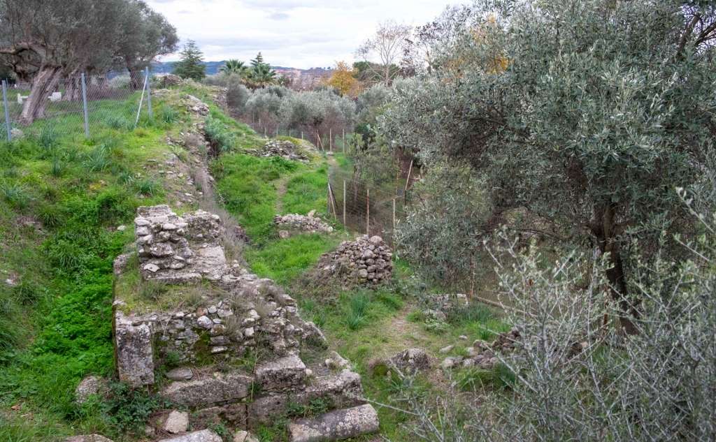 Υστερορωμαϊκό Τείχος στην Ακρόπολη Σπάρτης 