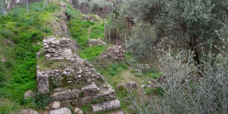 Υστερορωμαϊκό Τείχος στην Ακρόπολη Σπάρτης